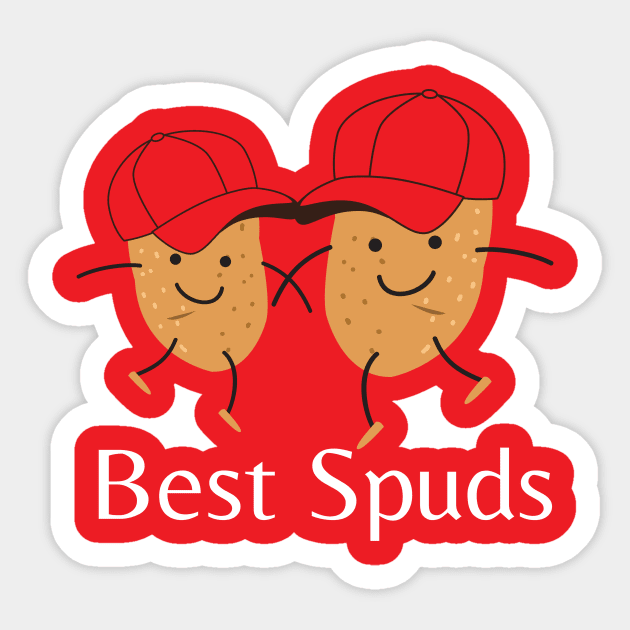 Best Spuds Sticker by Far Print